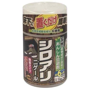 シロアリ 駆除 忌避剤 シロアリニゲール 300ml 置き型 ゲル 置くだけ 床下 対策 予防 害虫 侵入防止 防虫 天然植物成分 日本製 アフティ