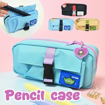 筆箱 DISNEY バックル付ペンケース ディスニー かわいい おしゃれ シンプル 新作 小学生 中学生 女子高校生 女子中学生 男の子 学校 塾 学生 勉強 プレゼント ギフト 贈り物 ペンポーチ キャラペンケース キャラクター ポーチ マチあり マチ広