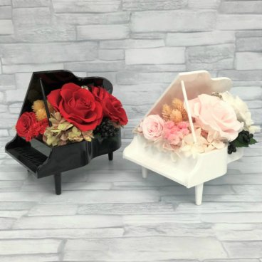 ピアノアレンジ プリザーブドフラワー ギフト 花 発表会 プレゼント グランドピアノ 豪華 ピアノ発表会 先生への贈り物 プリザーブドフラワーピアノ プリザーブドフラワーピアノ型