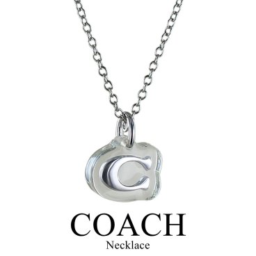 コーチ ネックレス レディース Cロゴ シルバー ペンダント シンプル かわいい ブランド アクセサリー COACH プレゼント ギフト 誕生日 記念日 彼女 妻 女性 成人 卒業 入学