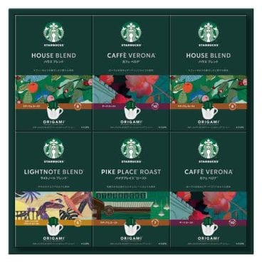 スターバックス オリガミ パーソナルドリップ コーヒーギフト 【スタバコーヒー スタバ珈琲 ドリップ珈琲 つめあわせ 詰合 詰め合わせ 詰合せ 詰め合せ おいしい 美味しい 珈琲セット 会社用 オフィス用 来客用 5000】