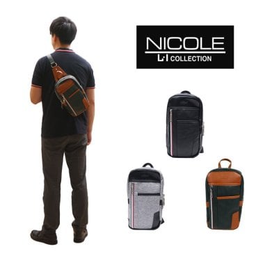 【正規取扱店】NICOLE ニコル オデッセイ 二層式 ワンショルダーバッグ ボディバッグ NIL241 正規品 メンズ カジュアル きれいめ 斜め掛け 大人 ブランド おしゃれ かっこいい  父の日