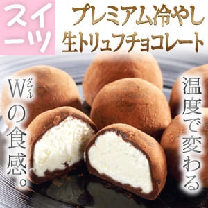 【トリュフ】プレミアム　冷やし生　トリュフ　チョコレート　5個入