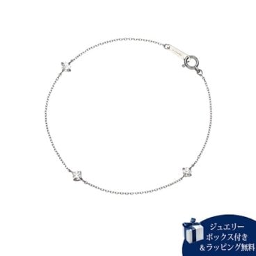 【送料無料】4℃ ヨンドシー Canal 4℃ 3粒キュービックジルコニアホワイトゴールドブレスレット レディース ブランド 正規品 新品 ギフト プレゼント 無料ラッピング 秋冬