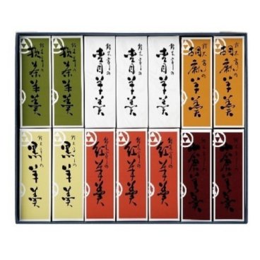 【昭和・平成・令和天皇陛下御献上菓】【送料無料】杢目羊羹 もくめようかん・ミニ14本入 和菓子 羊かん 内祝い 御祝 お誕生日 お歳暮 創業慶応2年（1866年）★富山県★