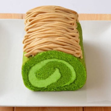 宇治抹茶 栗のモンブランロールケーキ