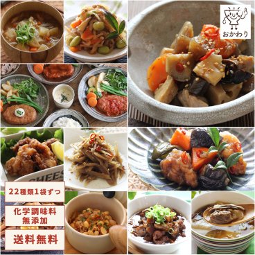 【化学調味料無添加の冷凍おかず】肉肉お惣菜プラス 22種類×1パック ( 送料無料※一部地域除く おかずセット 冷凍食品 お弁当  温めるだけ お惣菜セット お惣菜ギフト プレゼント お取り寄せ お中元 お歳暮 お年賀 父の日 母の日 敬老の日 御祝 出産祝い 誕生日 冷凍食品 冷凍保存 )