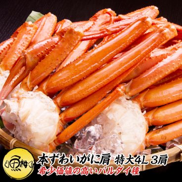 敬老の日 ギフト 2026 海鮮 特大4Lサイズ ズワイガニ ボイル 3肩 約1.2kg 極寒の北の海で獲れたカニの女王ずわいがに 【かに/カニ/蟹/ズワイ蟹/ボイルズワイガニ/プレゼント/贈答/高級】