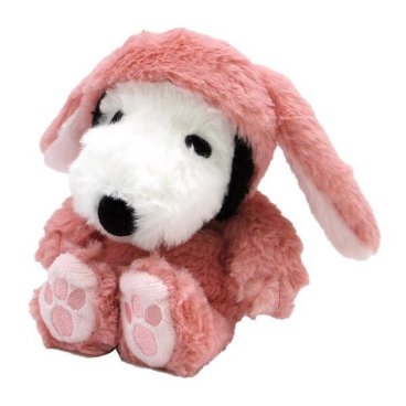 FUWAKUTA　スヌーピー　ロップイヤーバニー　ふわくた　ぬいぐるみ　ピンク　PK　166883-22　ナカジマコーポレーション