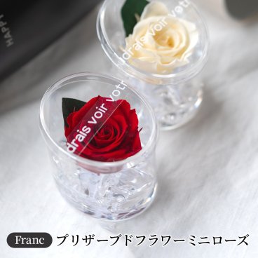 ミニローズ プリザーブドフラワー 薔薇 プレゼント 記念日 お祝い 結婚記念日 お誕生日 結婚祝い 退職祝い 送別会 定年 卒業 発表会 お見舞い フラワーギフト お花 造花 かわいい プレゼントと一緒に プレゼント ギフト
