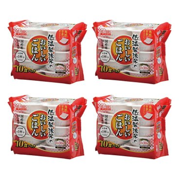 アイリスオーヤマ 低温製法米おいしいごはん 150g x40食セット レトルト食品 ご飯 パック ごはん パックご飯 レンジ パックごはん 国産米 レンジ対応 非常食 保存食 簡単調理 お米 炊きたて 美味しいご飯 長期保存 便利食品 アイリスフーズ お茶碗一杯分 電子レンジ調理 お手軽ごはん　送料無料