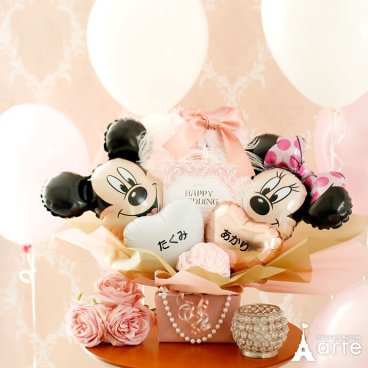 ディズニー ミッキー＆ミニー バルーン 結婚式 電報 お誕生日 プレゼント 結婚祝い ２次会パーティ 式場受付アレンジ出産祝い 発表会 開店祝い 入園祝い 入学祝い 就職 disney