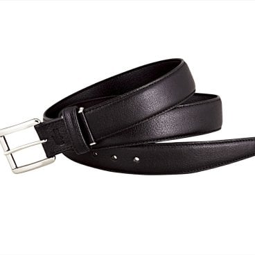 LACOSTE ベルト ブラック 商品30×1100mm、金具：ピン式、調整可（最大ウエスト約100cmまで対応）