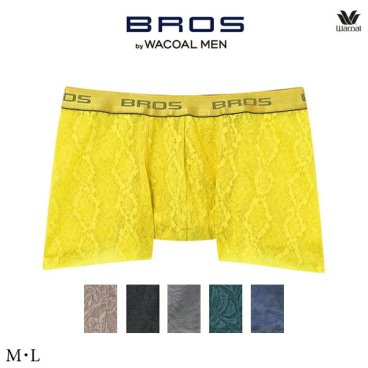 ワコール ブロス バイ ワコールメン【BROS by WACOAL MEN】レースボクサーパンツ（前閉じ）GT3341 M・L