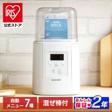 【送料無料】【公式】ヨーグルトメーカー アイリスオーヤマ KYM-016-W (ヨーグルト 飲むヨーグルト 牛乳パック 豆乳 甘酒 塩こうじ 麹 塩レモン ローストビーフ サラダチキン フルーツビネガー 発酵食品 納豆 手作り 自家製 低温調理 自動メニュー 簡単 調理 レシピブック付き ホワイト) 