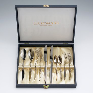 国産カトラリーのトップブランドラッキーウッド レイリア ペアディナー10pcs LUCKYWOOD