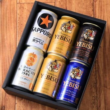 敬老の日【送料無料】【ビールギフト】サッポロビール5種飲み比べセット アソート 送料無料（北海道・沖縄除く） サッポロ 350ml ラッピング 熨斗