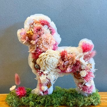 Animalフラワーシルエットプリザーブドフラワー新築祝い・卒業・送別・お祝い