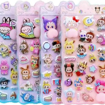 【2枚セット】おしりぷにぷにシール かわいい ぷくぷく キャラクター 3Dカートゥーン ステッカー 装飾用として使用可能です ランダム発送 3D ふわふわ もちもち もっちりスクイーズ ステッカー シー ル帳 デコレーション 携帯電話飾り用 手芸用品 ストレス解消おもちゃ