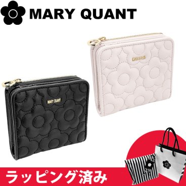 マリークワント マリクワ 財布 二つ折り財布 Lウォレット キルトフォームデイジー ギフト レディース MARY QUANT クリスマス