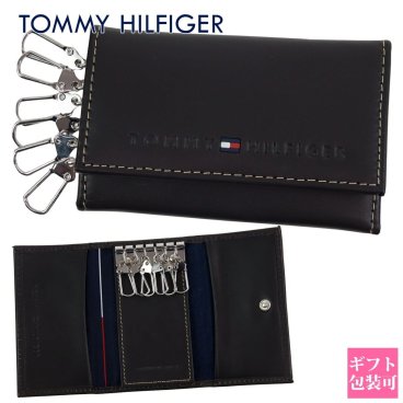 トミーヒルフィガー メンズ キーケース TOMMY HILFIGER キーケース メンズ 6連 ブラウン 31TL17X005 200 レザー 本革 誕生日プレゼント 男性 革小物 おしゃれ ブランド ギフト 新品 正規品 通販