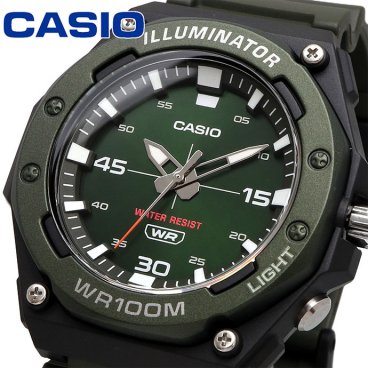 CASIO 腕時計 カシオ 時計 ウォッチ チープカシオ チプカシ スタンダード LEDライト付き アナログ クオーツ MW-620H-3AV メンズ グリーン 海外モデル [並行輸入品]