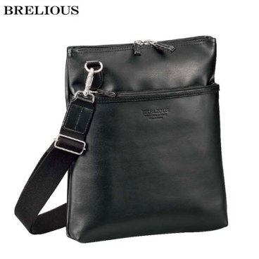 正規品 平野鞄 ひらのかばん ヒラノ ショルダーバッグ メンズ B5 縦型 合皮 b5 日本製 #16445 BRELIOUS ブレリアス hira39 旅行 ギフト