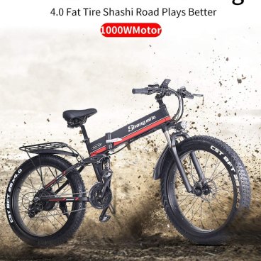 ★数量限定高級版★  Shengmilo Mx01ファットバイク アシスト自転車 マウンテンバイク500Ｗ 48V12.8An大容量バッテリー アルミフレーム FATBIKE迫力の極太タイヤ スノーホイール　フル電動アシスト折り畳み