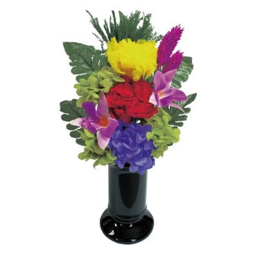 仏花 プリザーブド仏花 花器付き 色華やか 仏壇 お花 日本製　送料無料