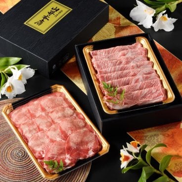 【松阪牛と牛タンしゃぶしゃぶセット 500g 】ギフト 牛肩ロース 贈り物 松阪牛 牛タン 熨斗対応可 肉 和牛 
