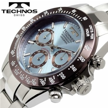 テクノス TECHNOS メンズ 腕時計 クオーツ 10気圧防水 クロノグラフ t4251ai