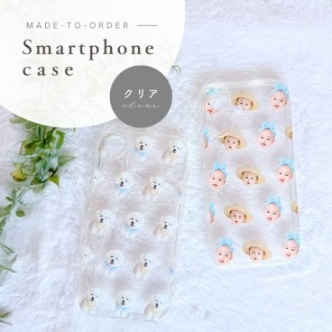 【お好きなお写真で作れる♪】オリジナル スマホケース クリアケース 透明 シリコン オリジナルグッズ ギフト プレゼント 愛犬グッズ うちの子グッズ Iphoneケース スマホ ケース  プレゼント 写真入れ うちの子 