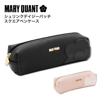 【公式】【シュリンクデイジーパッチ スクエアペンケース】マリークワント MARY QUANT マリークヮント マリクワ ポーチ ペンケース ブラシケース コスメポーチ デイジー