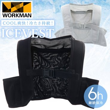 ワークマン タルテックス アイスベスト（アイスパック４個付）長時間保冷 アイスパック 着る保冷剤 安価 長時間冷却 熱中症対策 暑さ対策 ワークマン タルテックス アイスベスト 通販 2026