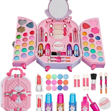 メイクセット おもちゃ 女の子 お化粧 玩具 ドールガールキューティー 子供 キッズメイクアップ 小学生 コスメセット 子供用 プリンセス メイクアップ 化粧品 メイクおもちゃ 本物 洗える メイク遊び 誕生日プレゼント 女の子 人気 女の子 クリスマス プレゼント ギフト