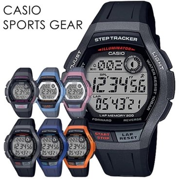 ランニング専用 自動歩数計測 ジョギング 走る 国内正規品 CASIO カシオ 腕時計 手表 メンズ 父の日 レディース 母の日 子供 大人 シニア 父 母 プレゼント 運動 健康管理 防水 デジタル ランナー 走りながら操作できる 成人 卒業 入学