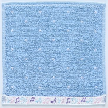 タオルハンカチ　パステル音符♪　※お取り寄せ商品 引き出物 記念品  【音楽雑貨 音符・ピアノモチーフ】ト音記号 ピアノ雑貨ｃ