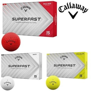 キャロウェイ ゴルフボール スーパーファスト SUPERFAST 15個入り 新品 日本正規品 2025年発売 お誕生日祝い お祝い 記念品 お父さん 父の日 彼氏 男性 30代 40代 50代 60代 母の日 お母さん 還暦祝い 敬老の日 彼女 人気プレゼント プレゼント