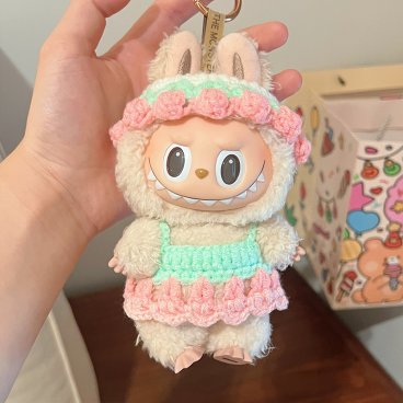 LABUBU ラブブ 2点セット ぬいぐるみ用服 洋服 ぬい服 ぬいぐるみ 着せ替え ドール服 人形 ぬい用服 衣装セット 推し活グッズ ぬいぐるみは別売り