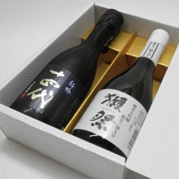【高木酒造】【ギフト包装無料】 十四代　特吟生貯蔵　300ml×1本+ 獺祭　純米大吟醸39　300ml×１本《飲み比べ2本セット》 【ギフト化粧箱入】（2026年)