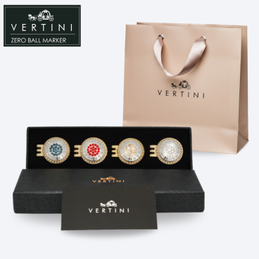 【コンペ1組分】VERTINI ゴルフマーカー 4個セット (ZERO) 記念品 ゴルフグッズ ギフト プレゼント