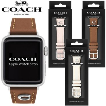 COACH コーチ アップルウォッチ バンド レディース ベルト レザー 革ベルト ブランド 人気 ロゴ Apple Watch 替えベルト 交換用ベルト 38mm 40mm 対応