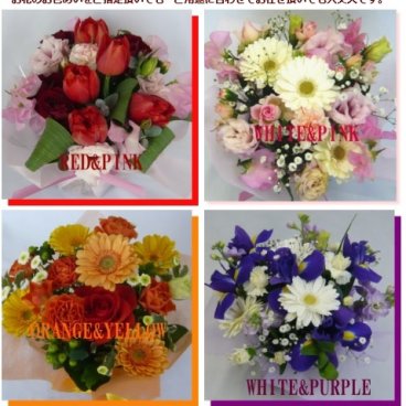 【送料無料!】 選べる色！季節のアレンジメント★ 【翌日お届け】 【誕生日】 【結婚祝い】 【結婚記念日】 【アレンジメント】 【記念日】 【お祝い】