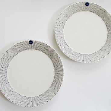 ブランドロゴ入りボックス付属　アラビアARABIA マイニオサラスタス Mainio Sarastus プレート 25cm ペア【御結婚御祝・内祝・新築御祝・還暦御祝・御礼・寿・ギフト包装可能】