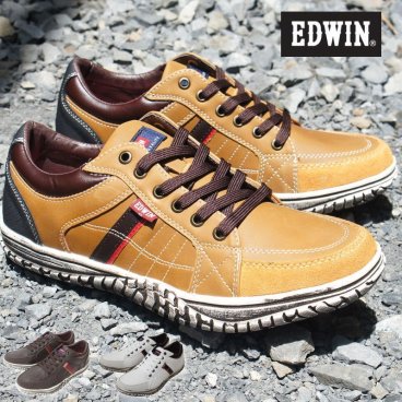 EDWIN エドウィン スニーカー メンズ 靴 ワーク シューズ ブーツ おしゃれ 軽量 ローカット 男性 痛くない 疲れない 父の日 hredm345