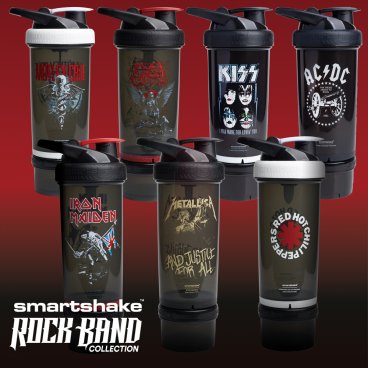 スマートシェイク 750ml リバイブ ロックバンド SmartShake Revive Rock Band Collection 限定コラボシェイカー（プロテインシェイカー ロックバンド 筋トレ ACDC  キッス　オジーオズボーン　モトリークルー　レッチリ  アイアンメイデン） ◇