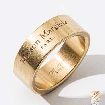 メゾン マルジェラ MAISON MARGIELA SM1UQ0082 SV0158 リング RING メンズ レディース アクセサリー ロゴ ラージ 指輪 ジュエリー ギフト プレゼント シルバー9