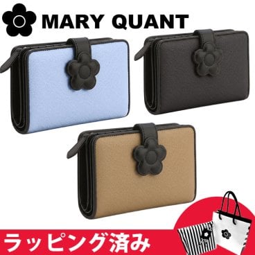 マリークワント マリクワ 財布 ウォレット Lウォレット ギフト レディース デイジーパッチスナップ2 MARY QUANT クリスマス