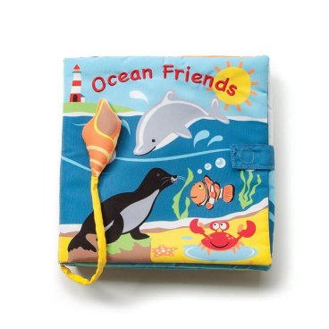 ナッツ＆ジュール Nat&Jules サウンドブック 音が鳴る布絵本 オーシャンフレンズ  海の仲間たち 5004700324 Ocean Friends 知育玩具