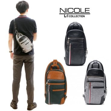 【正規取扱店】NICOLE ニコル オデッセイ ワンショルダーバッグ ボディバッグ NIL240 正規品 メンズ カジュアル きれいめ 斜め掛け 大人 ブランド おしゃれ かっこいい  父の日